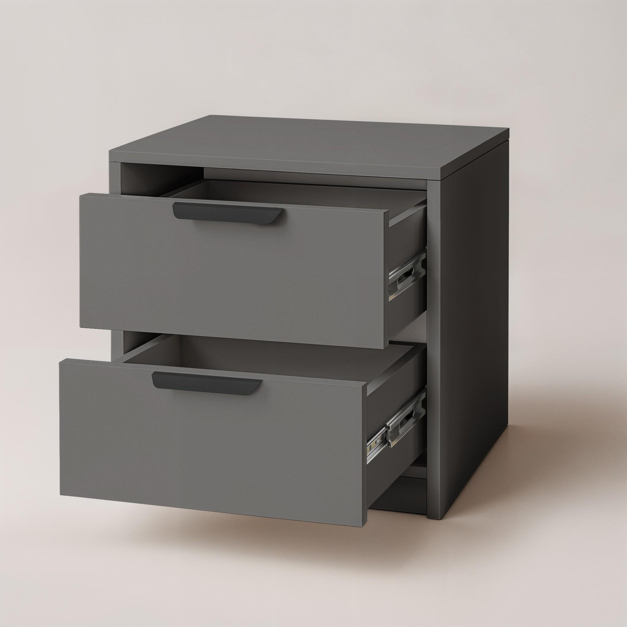 Тумба приліжкова FT-3 450х354х489 мм Антрацит - фото 3