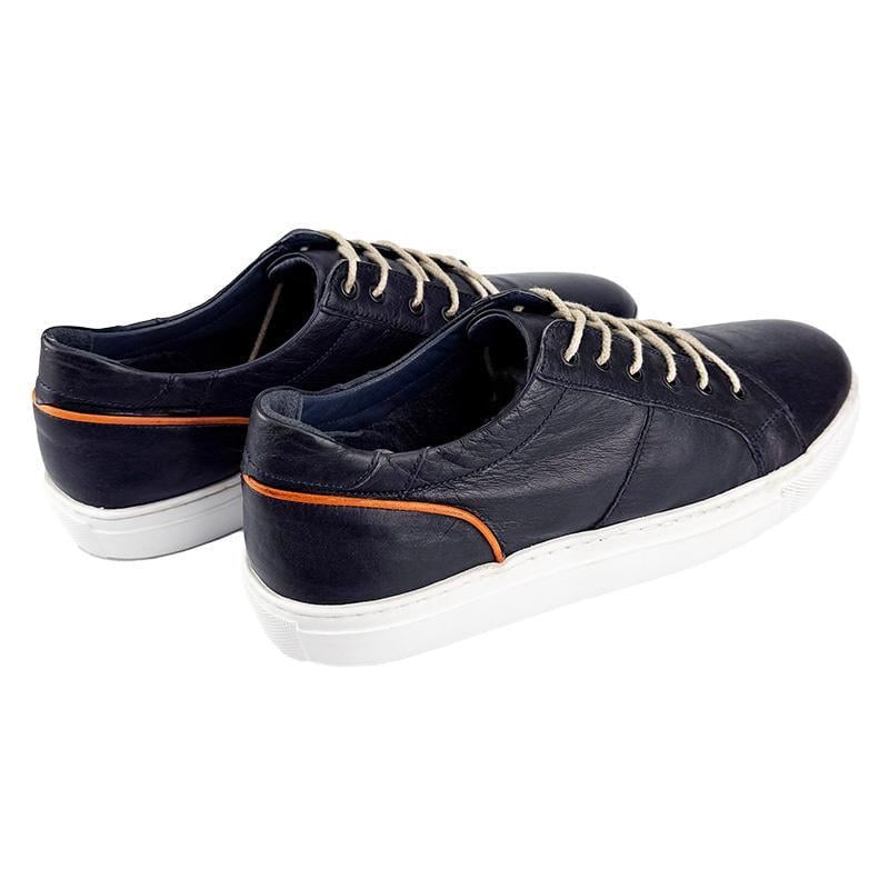 Кеды мужские кожаные N-00133 p. 44 28-28,5 см Синий - фото 4 Кеды мужские кожаные N-00133 p. 44 28-28,5 см Синий - фото 4