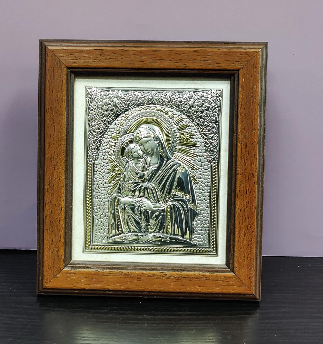 Ікона Гранд Презент Образ Святе сімейство в дерев'яній рамці 14х17 см