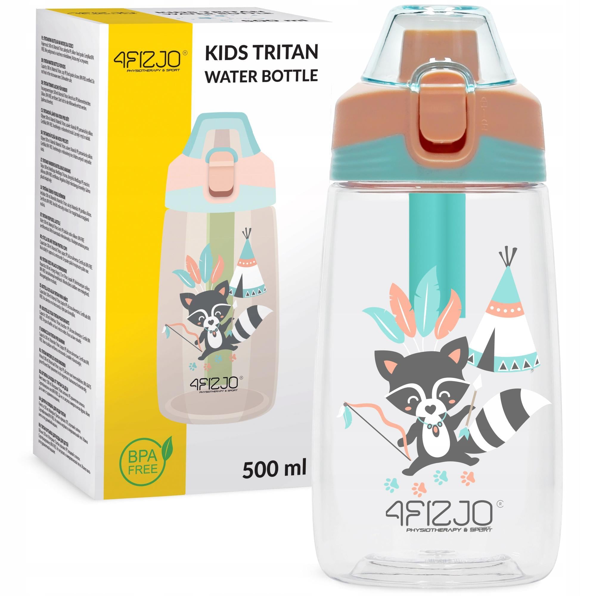Бутылка для воды детская 4FIZJO Mix 500 мл (P-5905973403696)