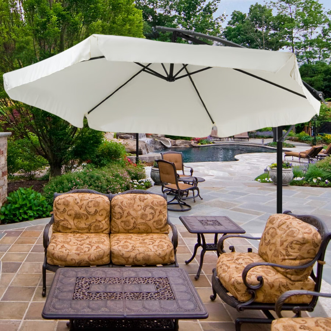 Садовый зонт Di Volio EMPOLI 300 см Кремовый (1627) - фото 13 Садовый зонт Di Volio EMPOLI 300 см Кремовый (1627) - фото 13