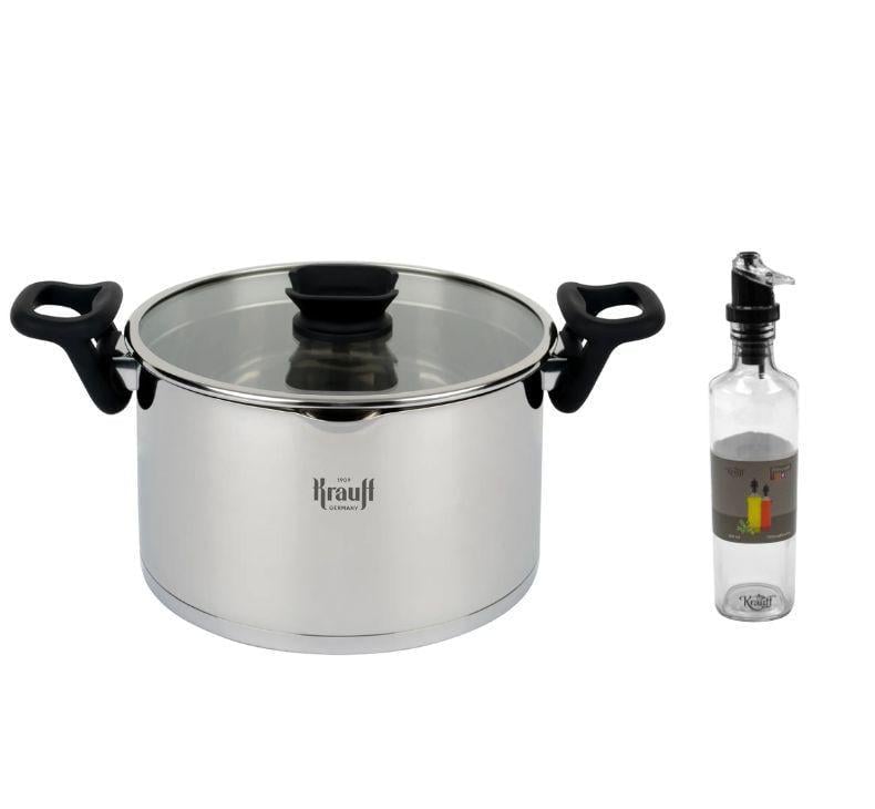 Кастрюля Krauff Elegance с емкостью для масла Stahlserie 6,3 л (55-333-384) Кастрюля Krauff Elegance с емкостью для масла Stahlserie 6,3 л (55-333-384)