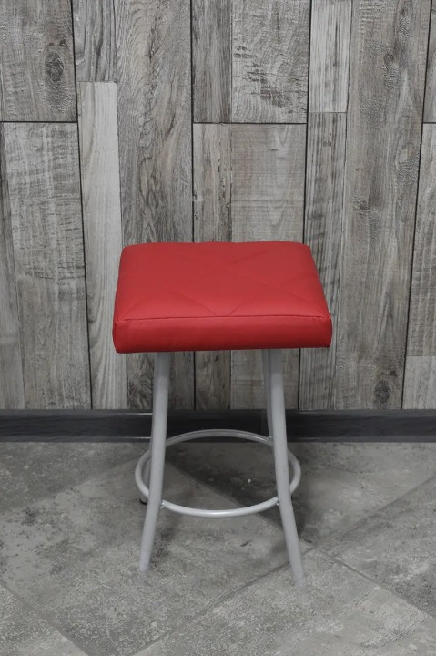 Табурет кухонний Tutty+ Ромб 40х40х45 см Червоний/Сірий (28374466)