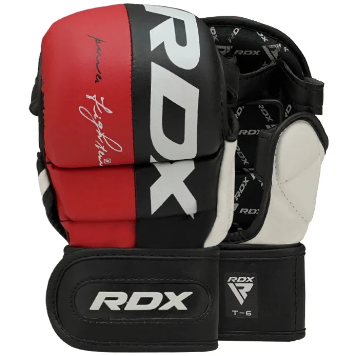Рукавички для ММА RDX T6 MMA Sparring Gloves M Чорно-чорний (2977526379)