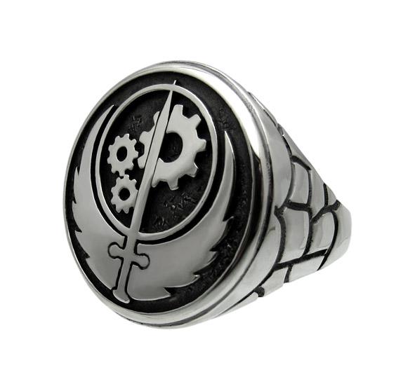 Кольцо Братство Стали Brotherhood of Steel 19,5 (087п-8)