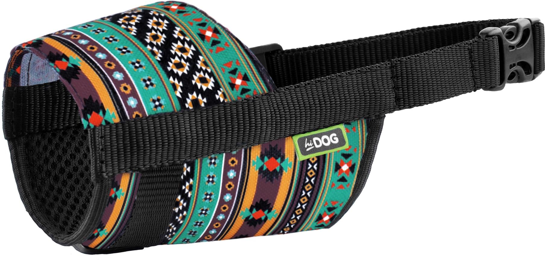 Намордник Hi Dog Boha №1 регулируемый нейлон 14-20 см Green (2100102381019)