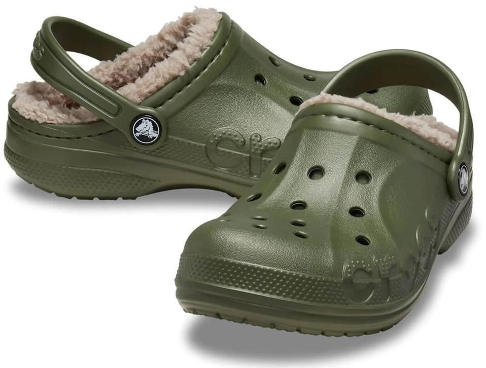Сабо Crocs Baya Lined Clog р. 42-43 Хакі (19557)