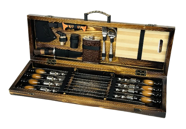 Набор шампуров в кейсе Пикник Лайт 8 шт. (21-10-KS-7811) - фото 3