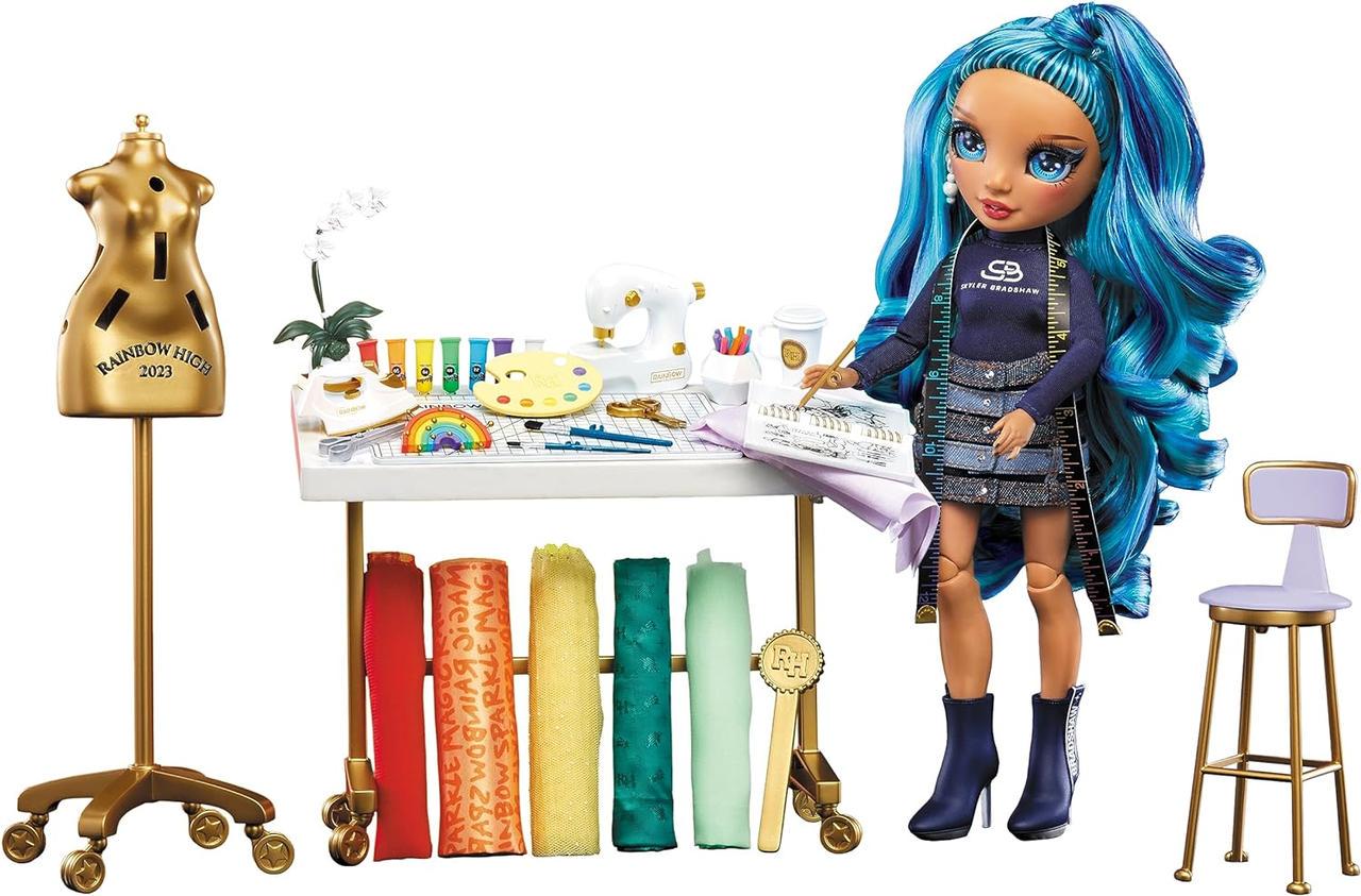Игровой набор Rainbow High Dream&Design Fashion Studio Playset Кукла Skyler Bradshow