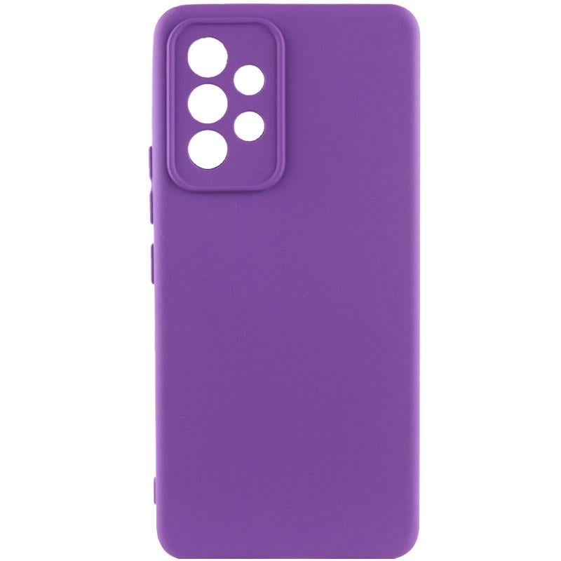 Противоударный Чехол Silicone Cover Lakshmi Full Camera (AA) для Samsung Galaxy A53 5G Фиолетовый/Purple