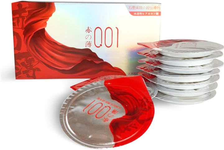 Презервативи Olo RedSilver ультратонкі з гіалуроновим мастилом та термоефектом 10 шт. (ROZ6501053301) - фото 2