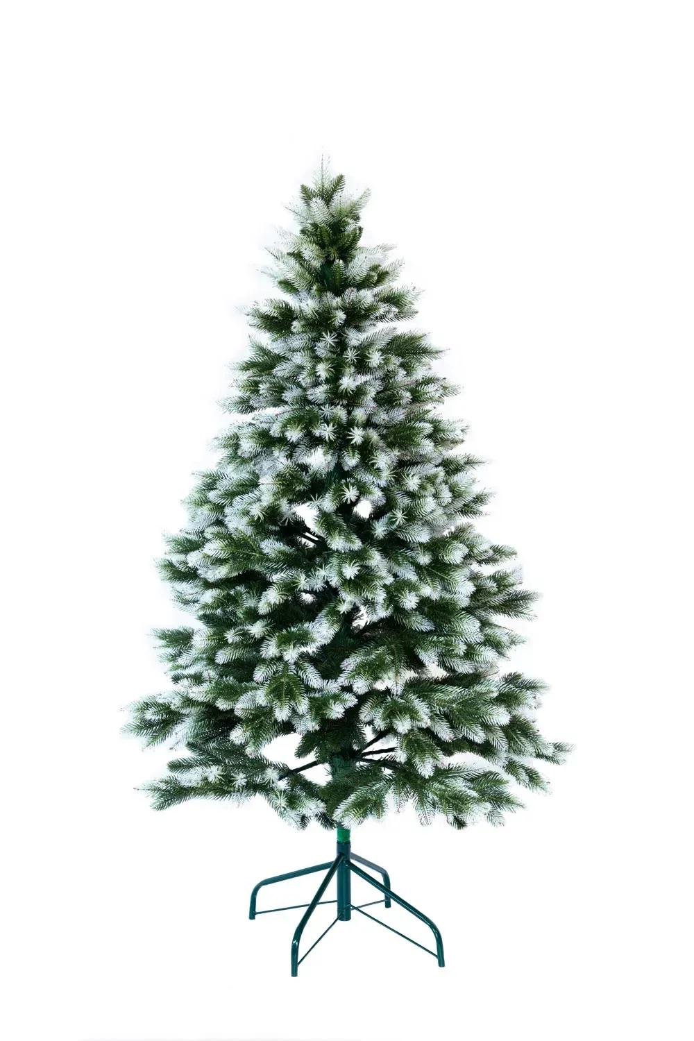 Искусственная елка литая заснеженная на металлической подставке из пластика 2,3 м Зеленый (150-98-YSL23S) Искусственная елка литая заснеженная на металлической подставке из пластика 2,3 м Зеленый (150-98-YSL23S)