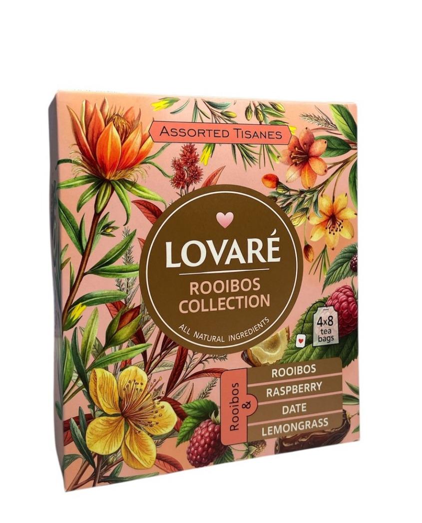 Чай Lovare Rooibos Collection Ройбуш ассорти 4 вида по 8 пакетиков (60737)