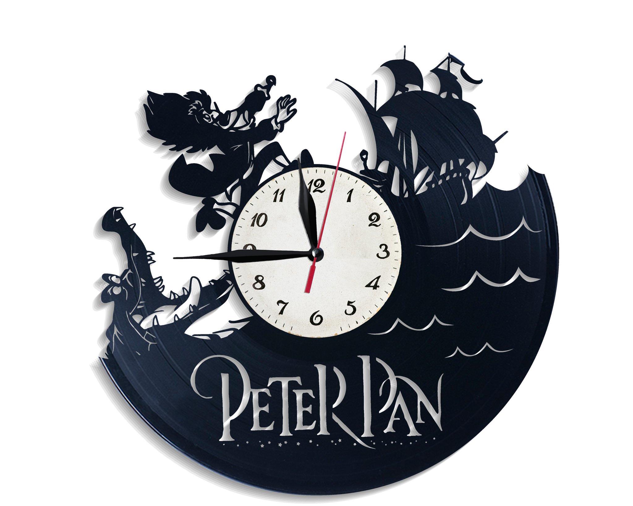 Часы настенные Питер Пэн 2785 из виниловой пластинки