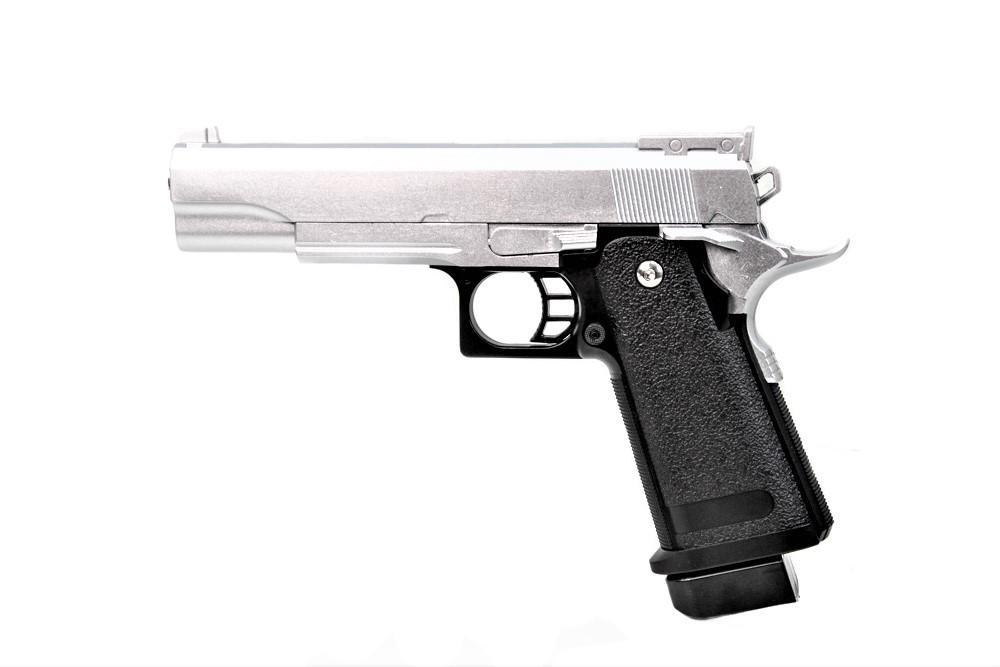 Пистолет страйкбольный Galaxy G6S Colt M1911 Hi-Capa с кобурой