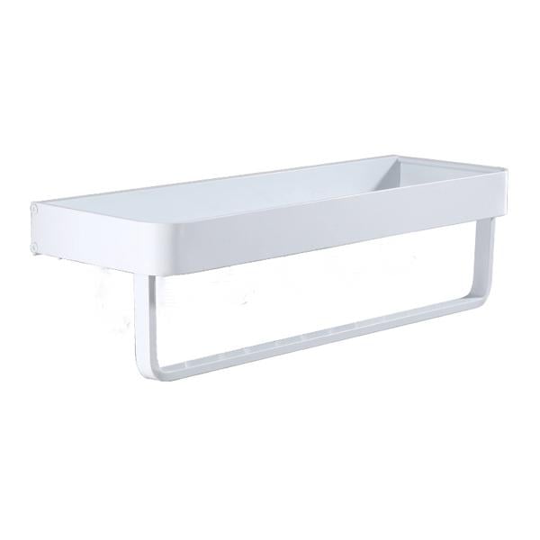 Держатель настенный металлический 50 см Белый (37329)