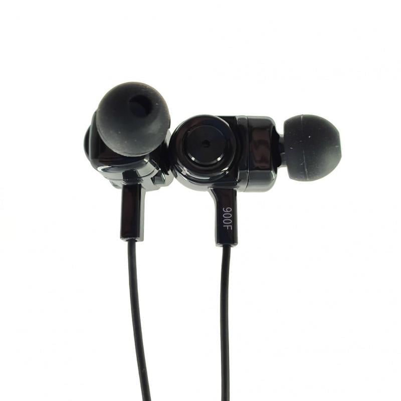Вакуумні дротові навушники Remax RM-900F Vibration 1,2 м Black
