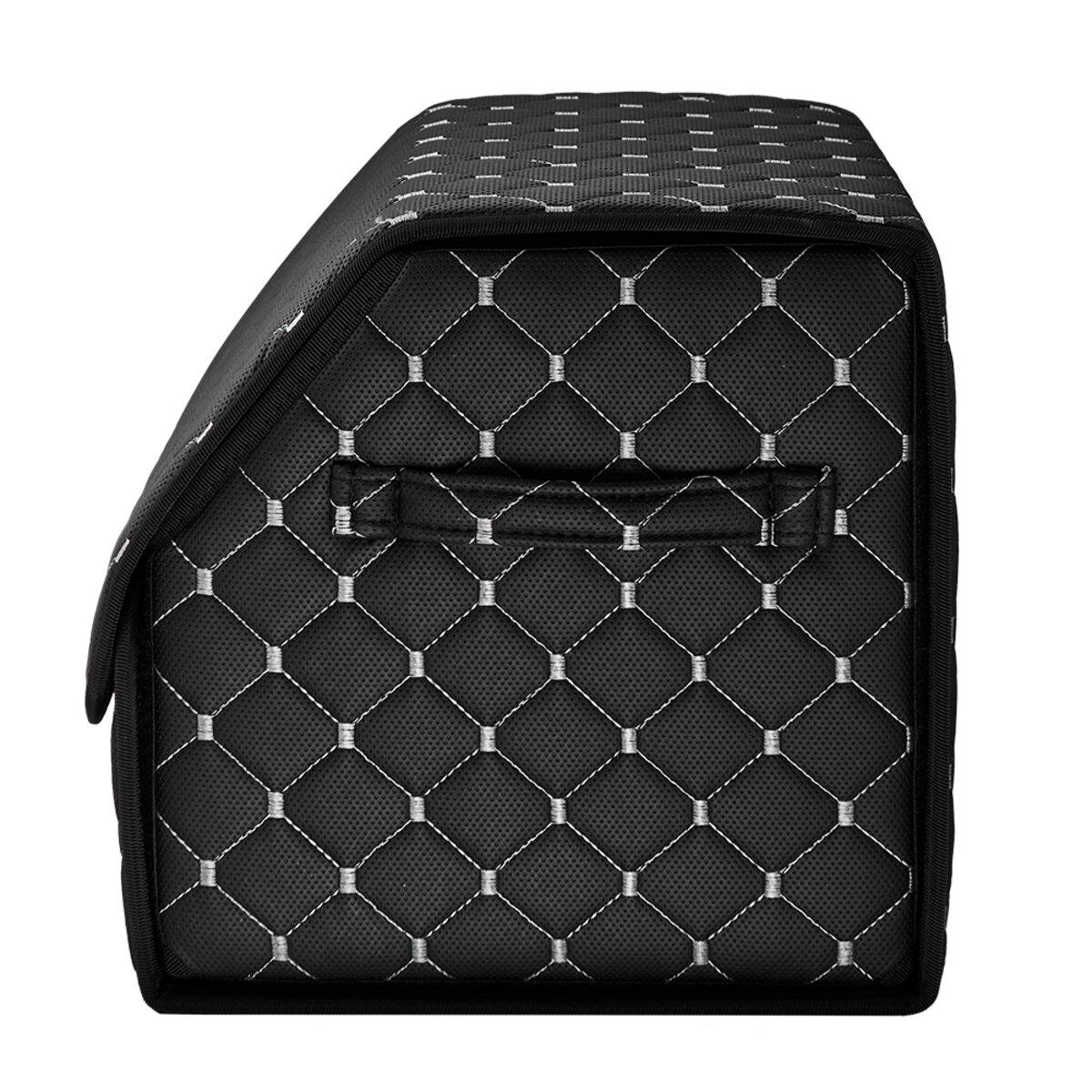 Сумка органайзер автомобільний Beltex Еко шкіра S 35х30х30 см Чорний/Сірий (9579) - фото 4 Сумка органайзер автомобільний Beltex Еко шкіра S 35х30х30 см Чорний/Сірий (9579) - фото 4