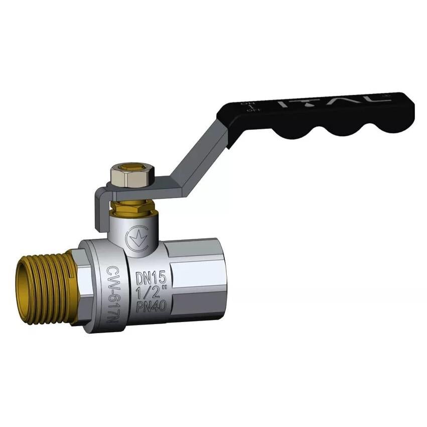 Кран кульовий ITAL IB120111 1/2" ВН ручка (172406) - фото 1