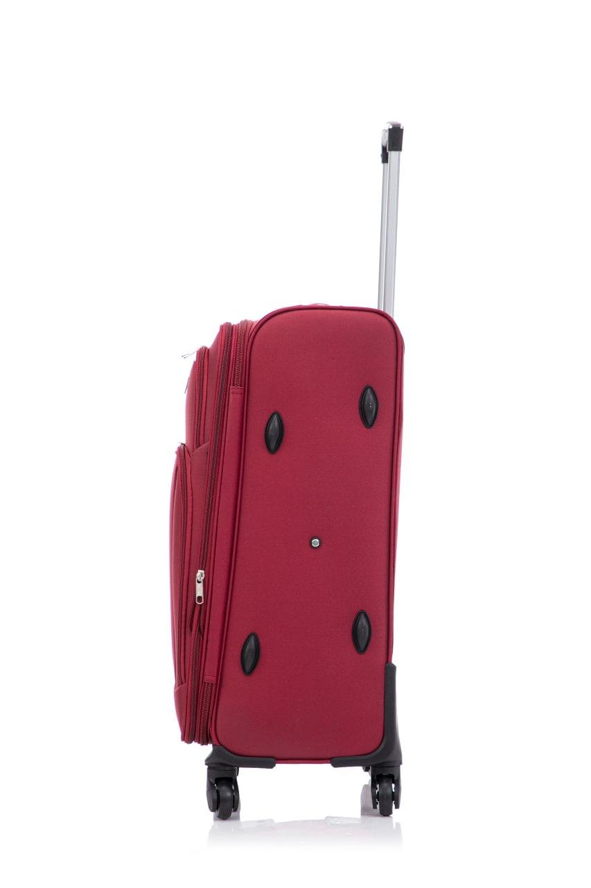 Валізи тканинні Bonro Tourist велика/середня 2 шт. Вишневий (5654) - фото 16 Валізи тканинні Bonro Tourist велика/середня 2 шт. Вишневий (5654) - фото 16