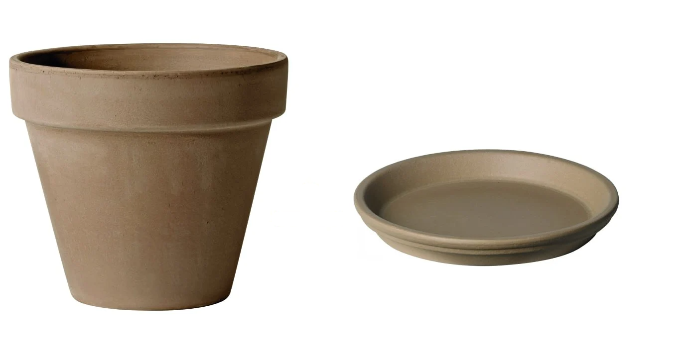 Горшок с поддоном DEROMA гладкий 24х27 см 7,9 л Мокко (000006332) - фото 1 Горшок с поддоном DEROMA гладкий 24х27 см 7,9 л Мокко (000006332) - фото 1