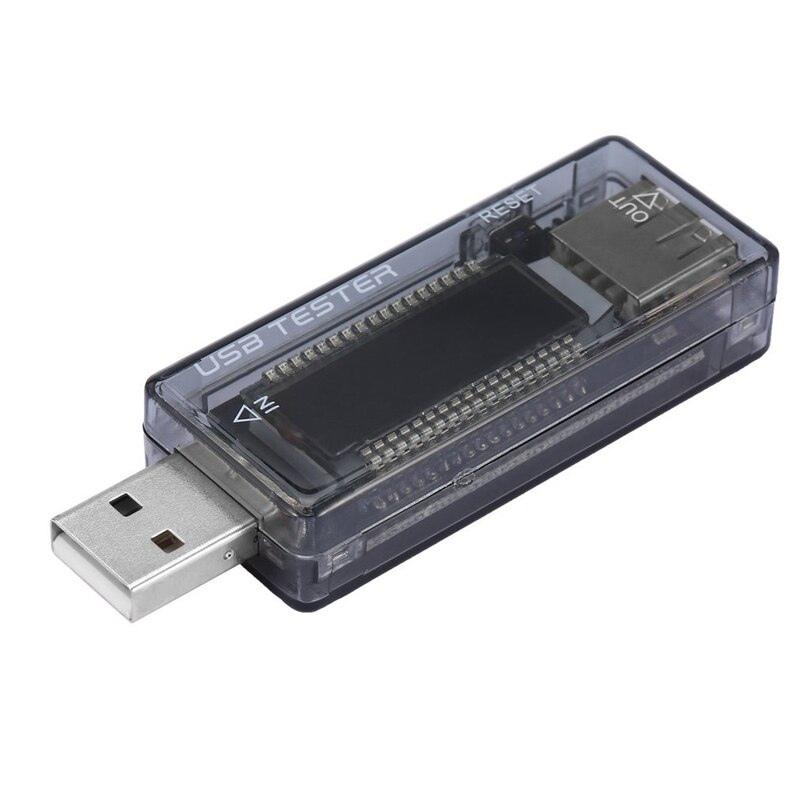 Амперметр USB Keweisi KWS-V20 72х13,5х23 мм Чорний