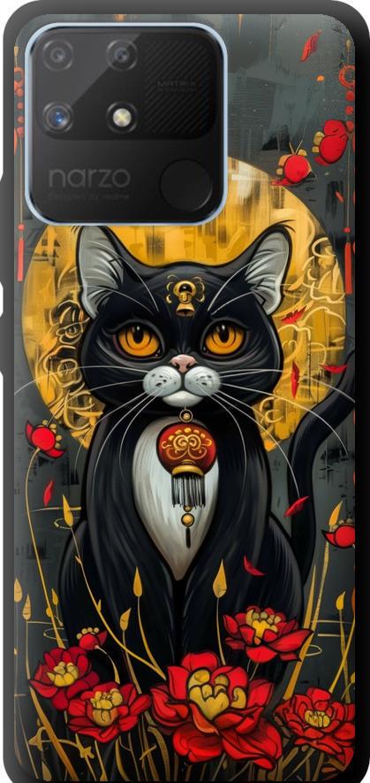 Чехол на Realme Narzo 50A China Cat (6134b-2514-42517)