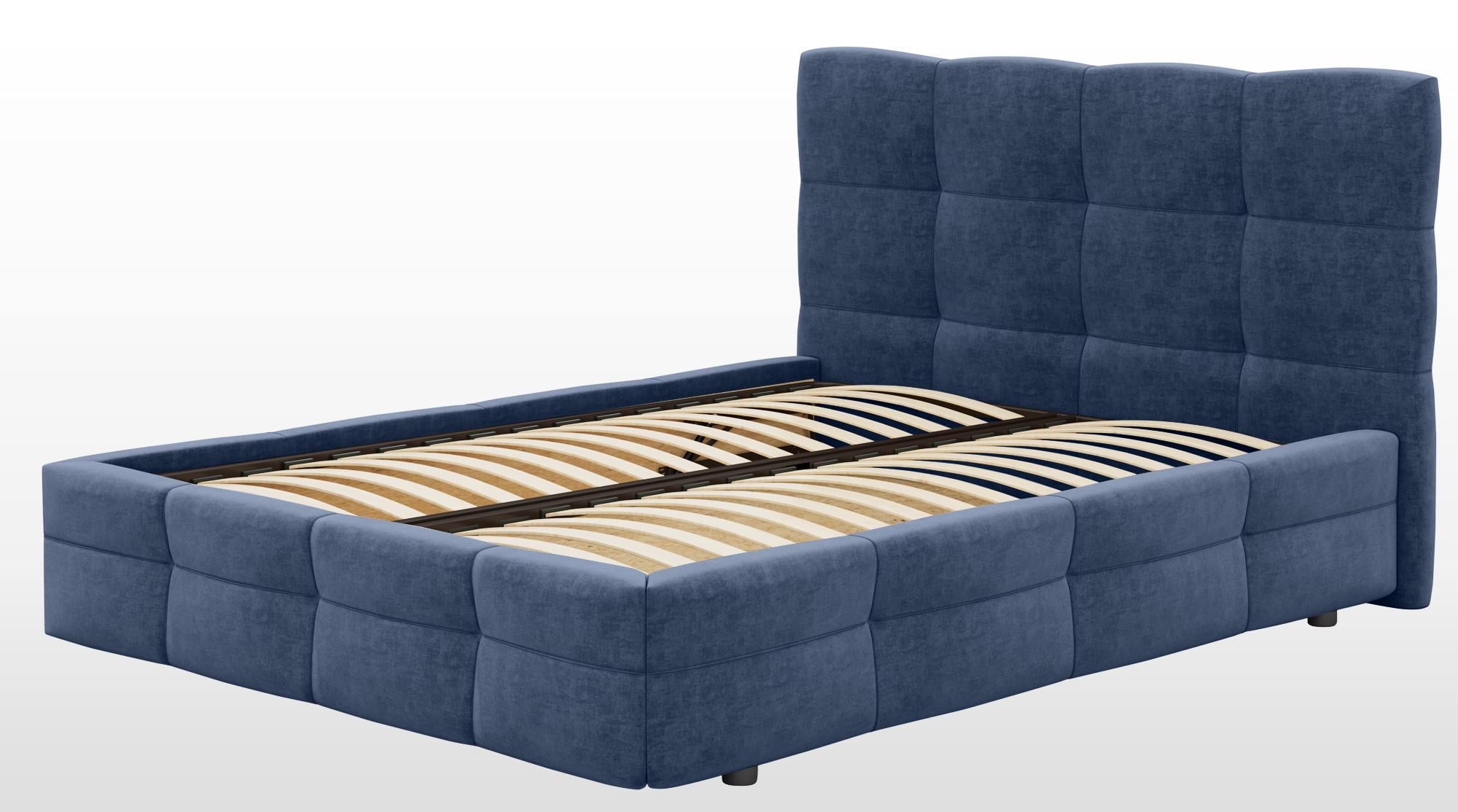 Кровать Глория с подъемным механизмом 180х200 см Allure Navy (10692705)