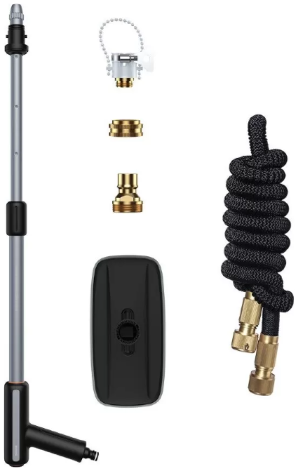 Пистолет для мойки авто со шлангом BASEUS Clean Guard Multifunctional Car Wash Spray Nozzle CRXC01-G01 Black