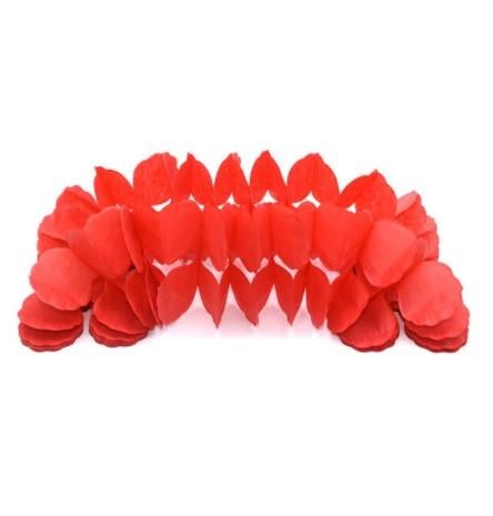 Гірлянда розтяжка паперова 3 м 16x11 см Червоний (82013/6)