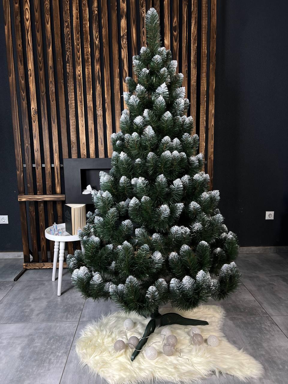 Искусственная елка Снежная королева с белыми кончиками 1,7 м Зеленый (YA678259) - фото 1 Искусственная елка Снежная королева с белыми кончиками 1,7 м Зеленый (YA678259) - фото 1