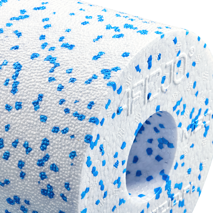 Масажний ролик 4fizjo EPP MED+ гладкий 33x14 см 4FJ0054 White/Blue - фото 4