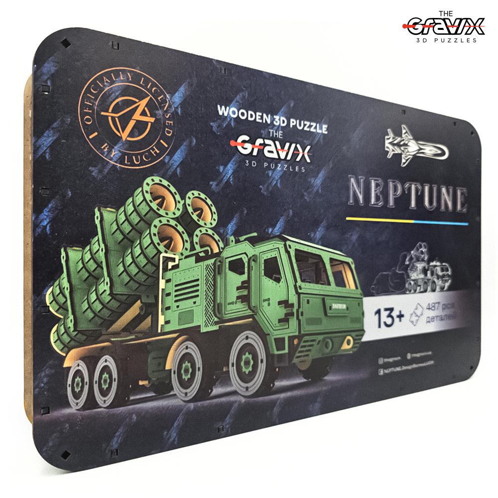 Конструктор дерев'яний THEGRAVIX Нептун (04039) - фото 5 Конструктор дерев'яний THEGRAVIX Нептун (04039) - фото 5