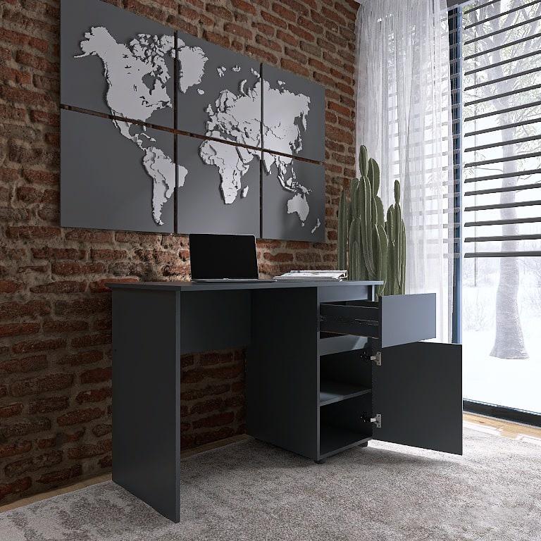 Спальная детская Эверест Лайт-2 комплект Графитовый (EVR-20810.03) - фото 5 Спальная детская Эверест Лайт-2 комплект Графитовый (EVR-20810.03) - фото 5