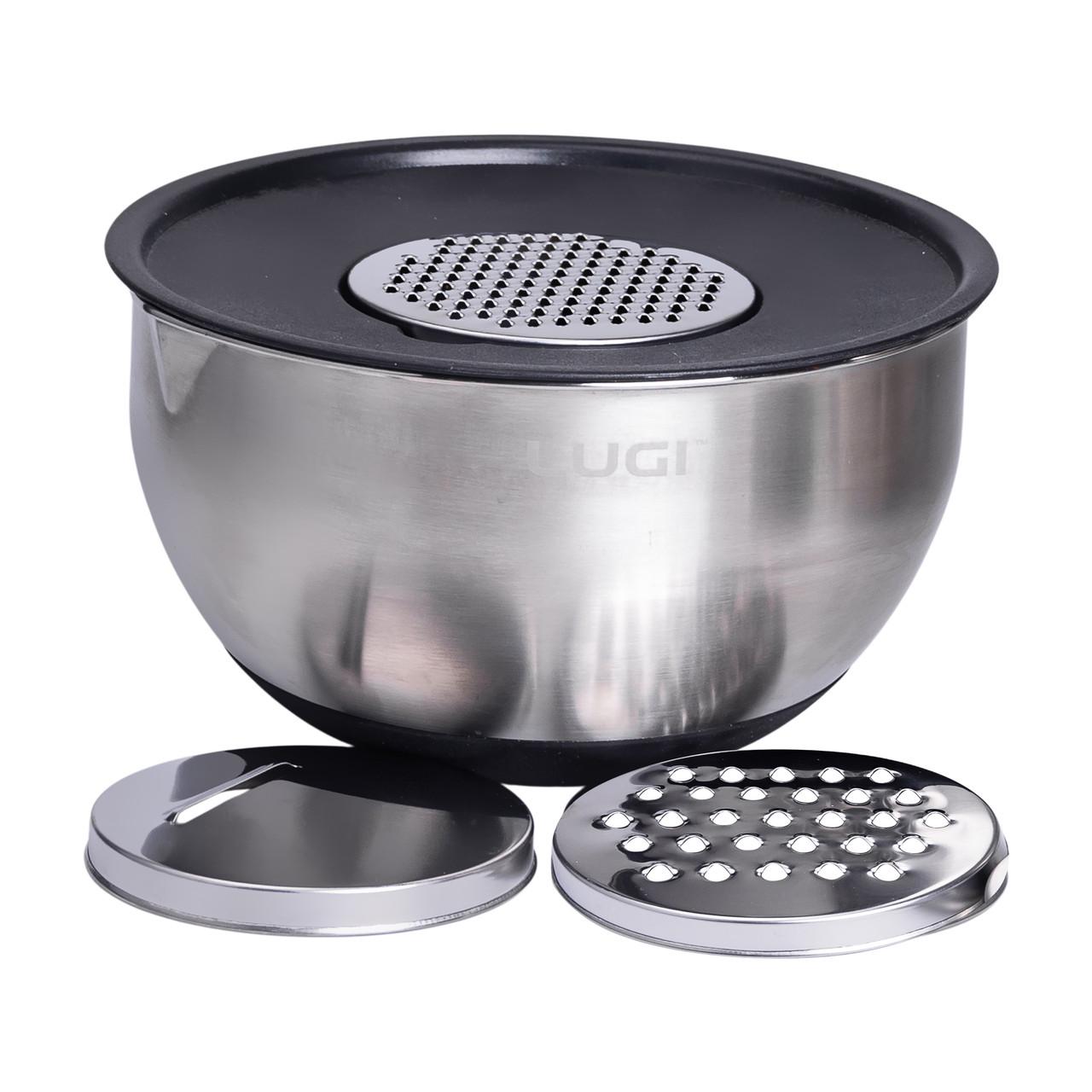 Набір мисок з нержавіючої сталі 24/22/16/18/20,5 см 5 шт. (LG-01/5PCS) - фото 4 Набір мисок з нержавіючої сталі 24/22/16/18/20,5 см 5 шт. (LG-01/5PCS) - фото 4