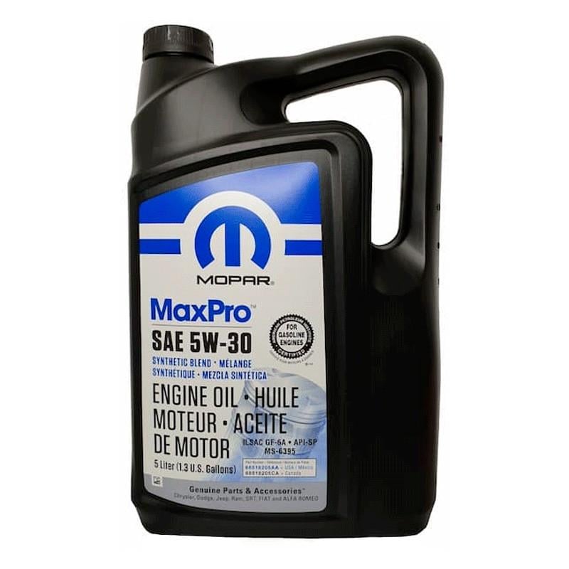 Моторное масло Mopar MaxPro 5W-30 5 л (68518205AA)