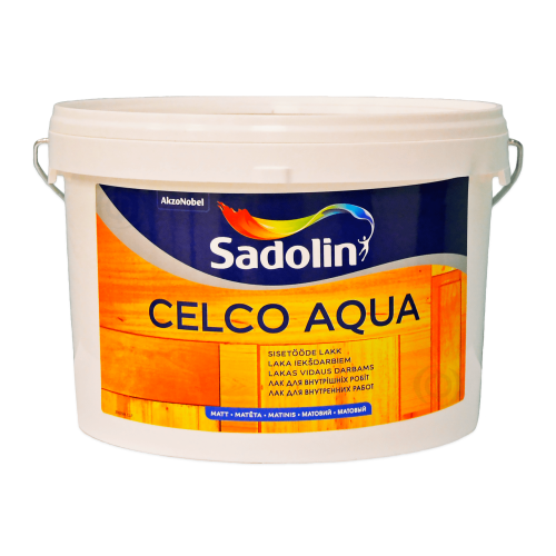 Лак на водной основе Sadolin Celco Aqua матовый 2,5 л для внутренних работ Прозрачный (1823168248)