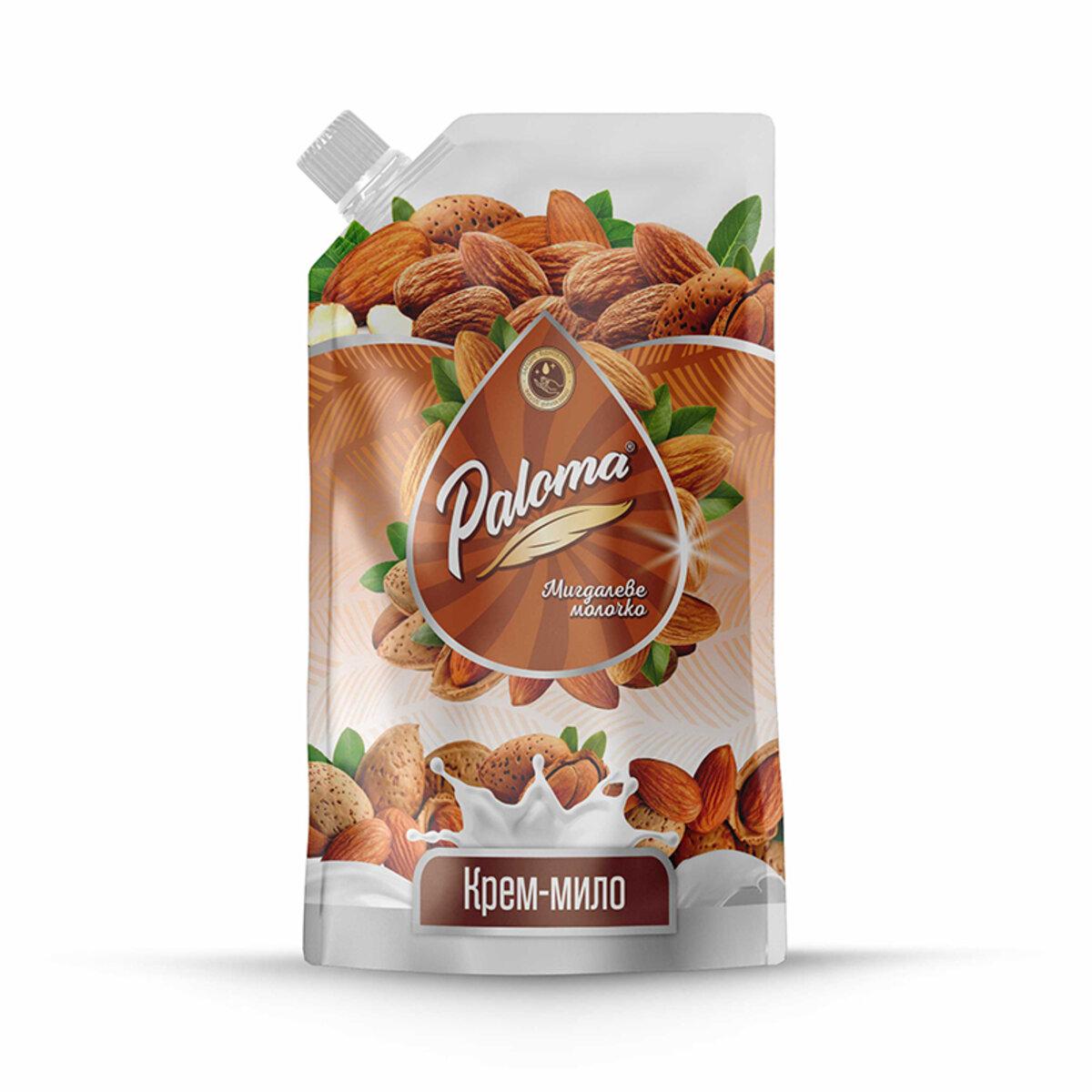 Жидкое мыло Paloma Миндальное молочко дой-пак 500 мл Жидкое мыло Paloma Миндальное молочко дой-пак 500 мл