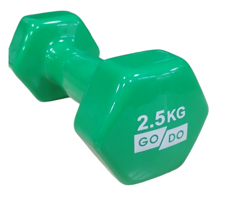 Гантели для фитнеса Sprinter с виниловым покрытием 2х2,5кг Зеленый/Серый (8585053830010) Гантели для фитнеса Sprinter с виниловым покрытием 2х2,5кг Зеленый/Серый (8585053830010)