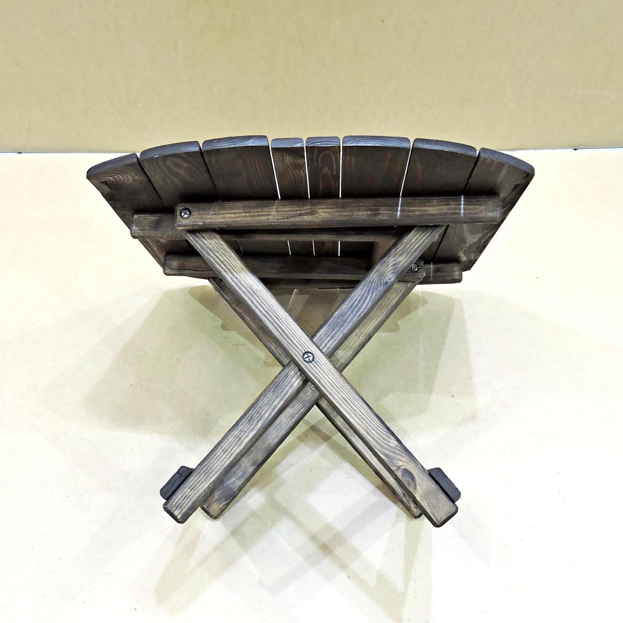 Столик раскладной из дерева Торенс Мокко (СУН-001010) - фото 4