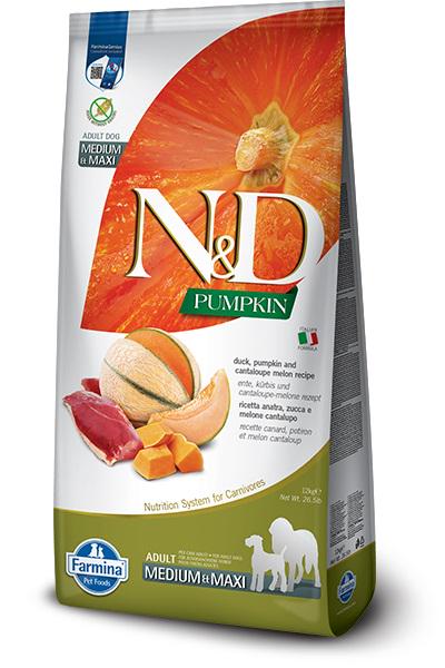 Корм сухой для собак Farmina Dog Grain Pumpkin Duck & Cantaloupe Medium & Maxi 12 кг (168803)