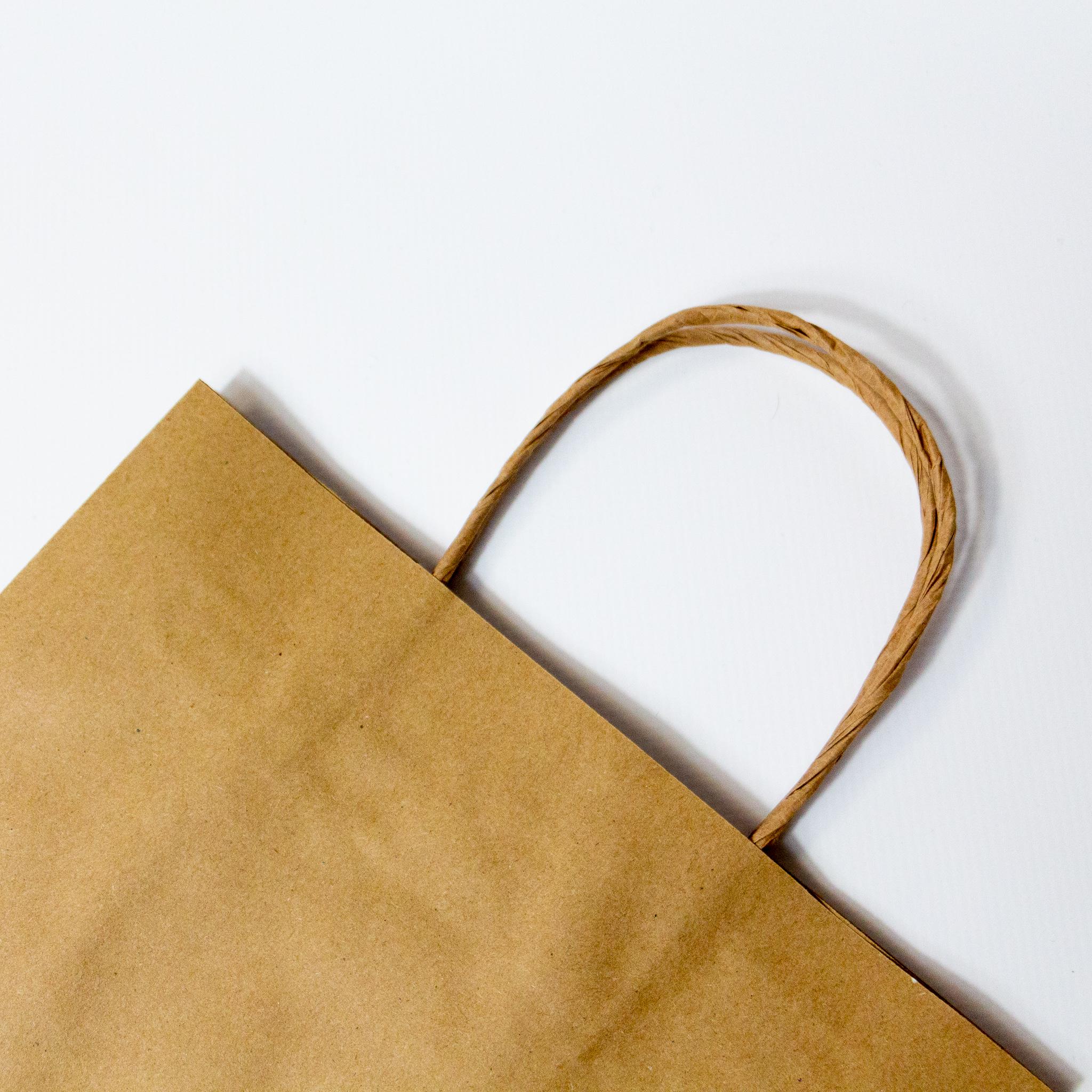 Пакет бумажный крафт с витыми ручками 220х120х290 мм 50 шт. - фото 5 Пакет бумажный крафт с витыми ручками 220х120х290 мм 50 шт. - фото 5