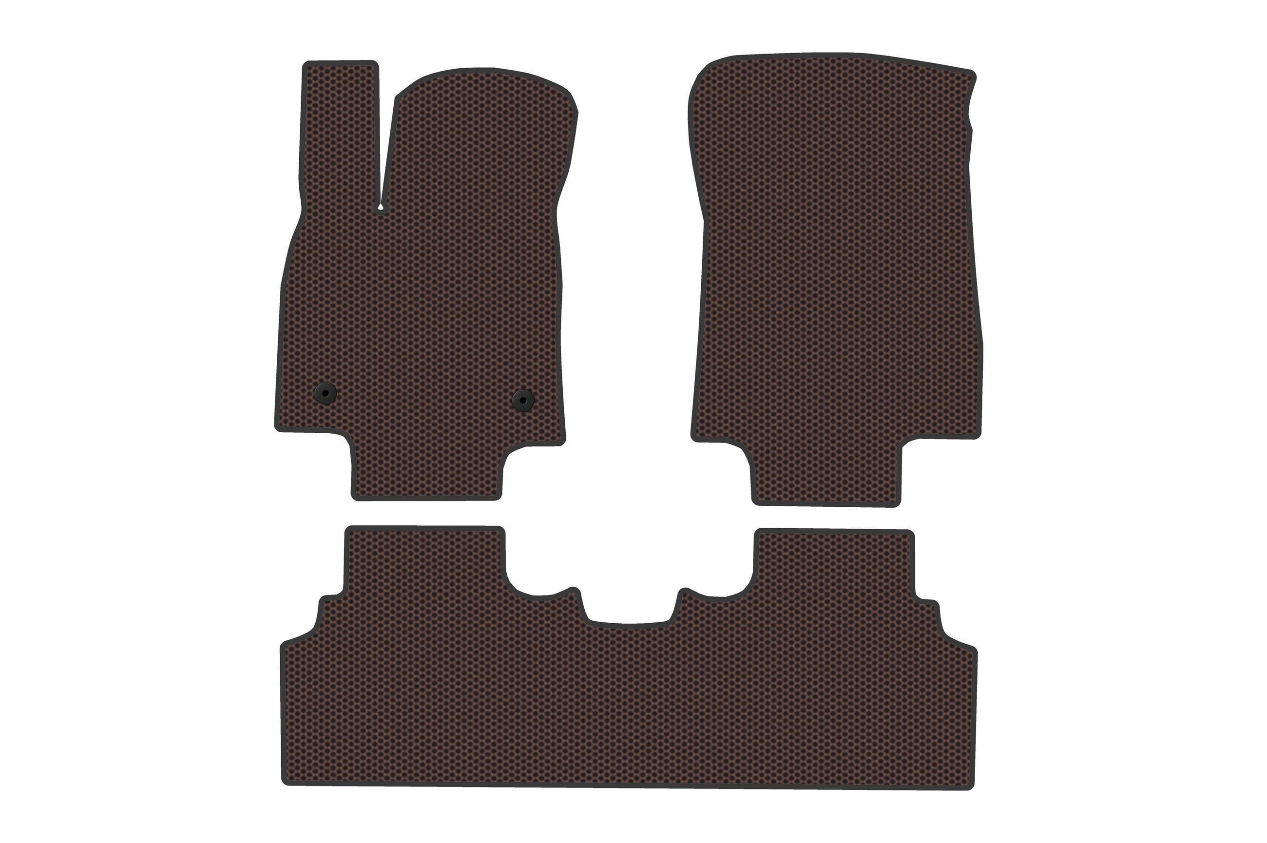 Коврики резиновые Digital Designs Carsuit для Kia EV3 Коричневый (185356)