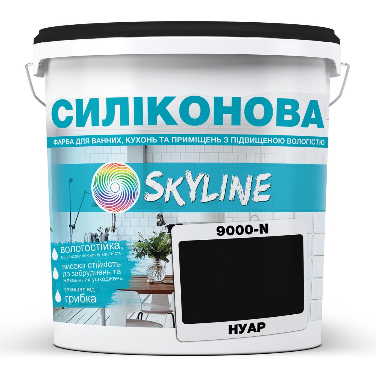 Фарба для вологих приміщень Skyline 9000-N C силіконова 3 л Нуар (2589082086) - фото 1 Фарба для вологих приміщень Skyline 9000-N C силіконова 3 л Нуар (2589082086) - фото 1