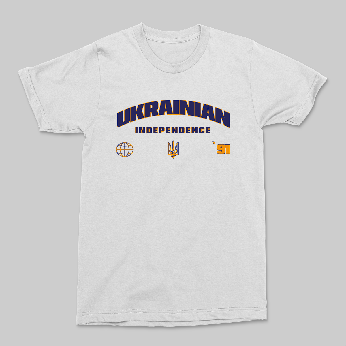 Футболка женская патриотическая Ufree с принтом "Ukranian independence" S Белый (20102-1W-S) Футболка женская патриотическая Ufree с принтом "Ukranian independence" S Белый (20102-1W-S)