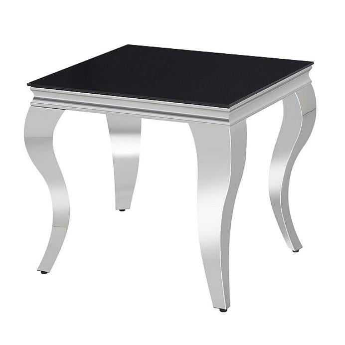 Журнальный столик Signal PRINCE B 55x55 см Черный/Хром (PRINCECCH55) - фото 2 Журнальный столик Signal PRINCE B 55x55 см Черный/Хром (PRINCECCH55) - фото 2