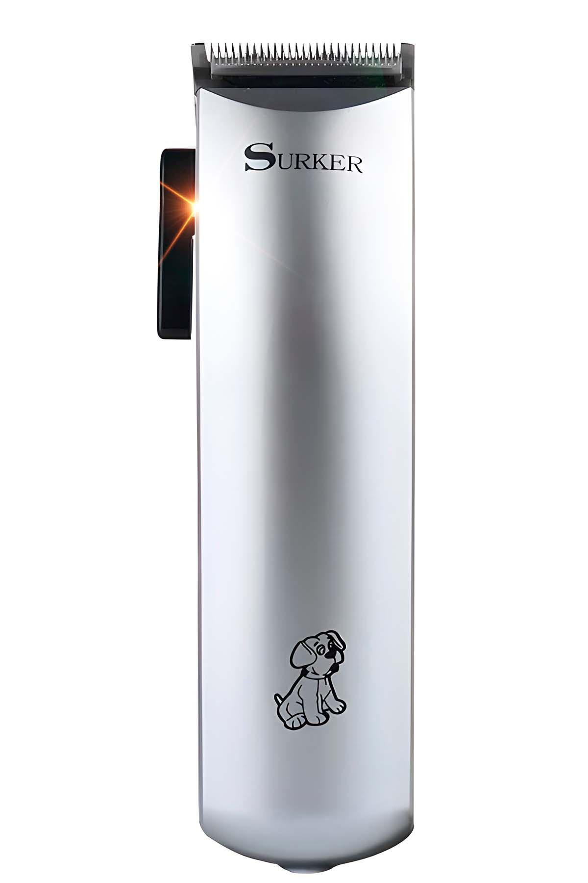 Машинка для стрижки животных Surker SK-107 универсальный Silver (378254280)