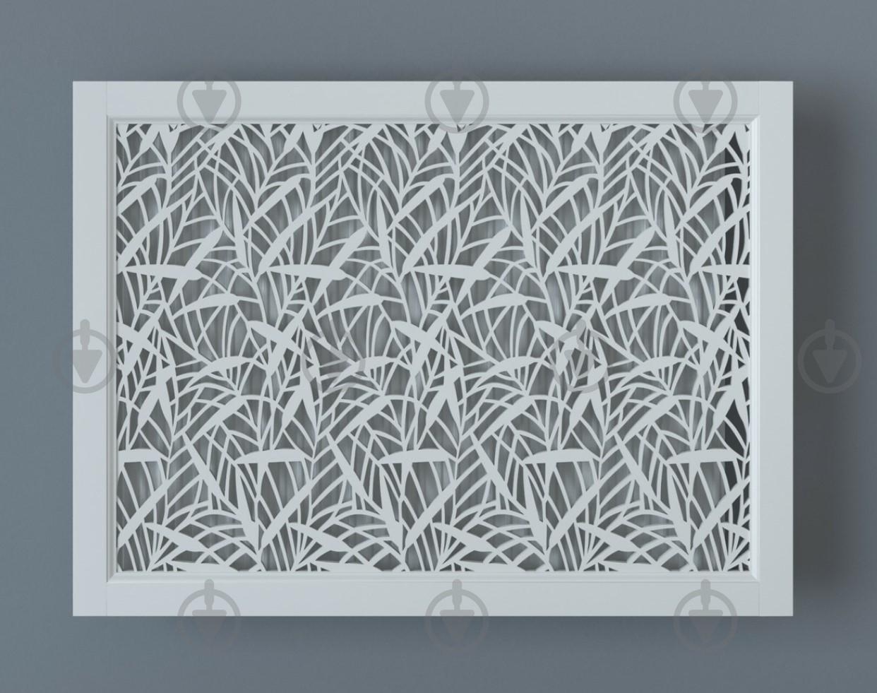 Экран-решетка декоративная на батарею отопления R32-F120 Белый (25294330) - фото 2 Экран-решетка декоративная на батарею отопления R32-F120 Белый (25294330) - фото 2