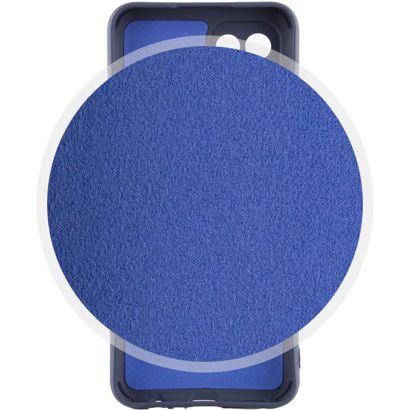 Противоударный Чехол Silicone Cover Lakshmi Full Camera (AAA) для Samsung Galaxy A04e Темно-синий / Midnight blue - фото 3