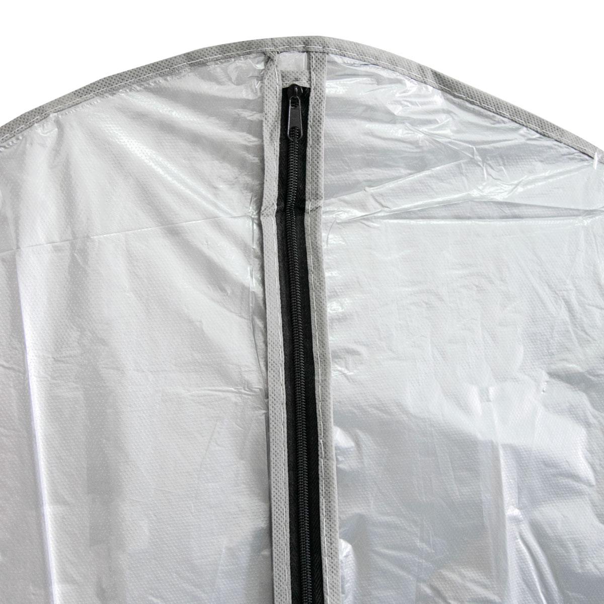 Чехол на вешалку для одежды AI JIA Garment bag 87х60 см Серый (1010028-Gray) - фото 4